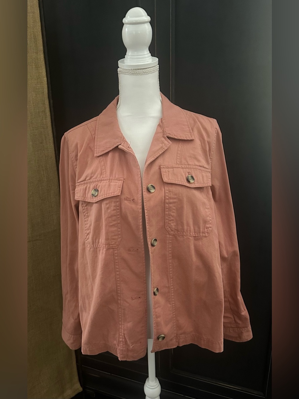 Old Navy Coral color Cotton Utility Jacket
